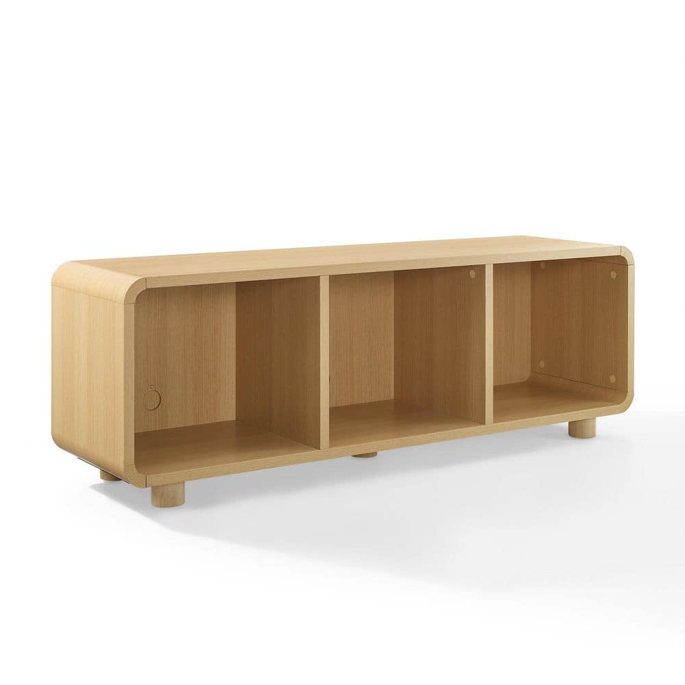 CROSLEY FURNITURE Zoe Ash Large Record Storage Console CF1137-AH