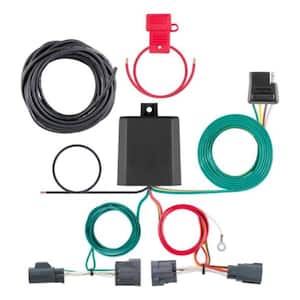 Custom Vehicle-Trailer Wiring Harness, 4-Way Flat Output, Select Dodge Nitro, Jeep Liberty, Quick T-Connector