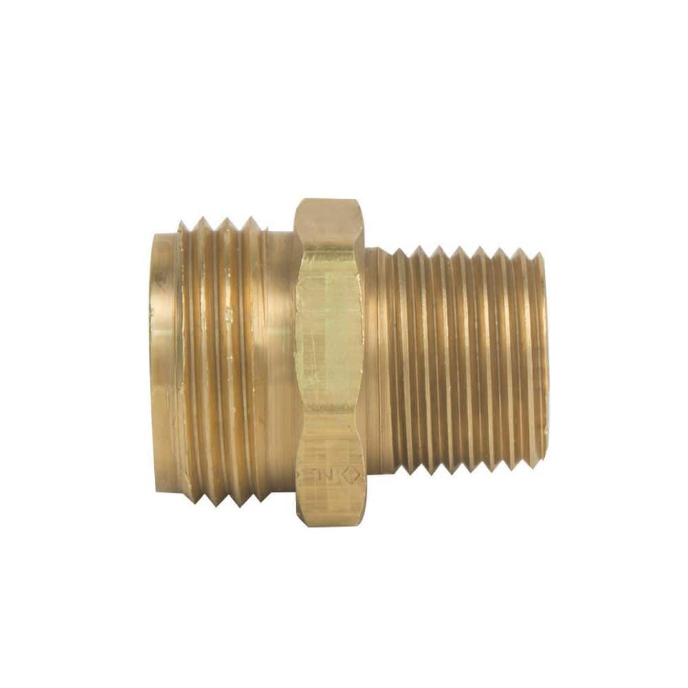 1/2 in. MIP x 3/4 in. Male Hose Thread Brass Adapter price history on PriceWatchPro