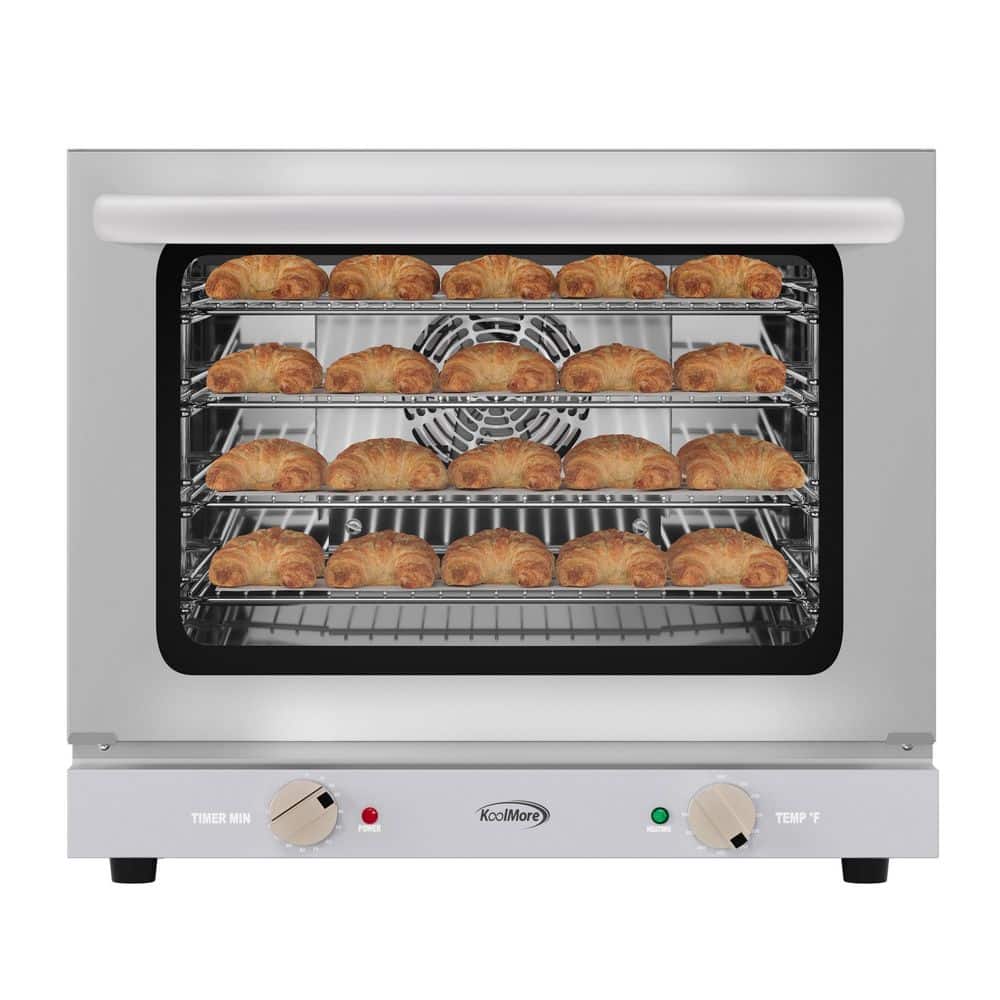 23 in. Countertop Convection Wall Oven for Half-Size Pans 4-Racks, 2800-Watt-208/240-Volt 2.3 cu. ft. in Stainless-Steel
