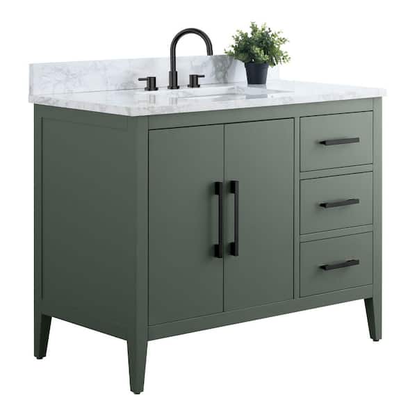 Vanity Art 42 in. W x 22 in. D x 34 in. H Single Sink