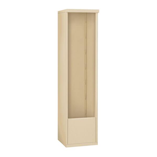Salsbury Industries 3900 Series 17.5 in. W x 72 in. H x 19 in. D Free-Standing Enclosure for Salsbury 3715 Single Column Unit in Sandstone
