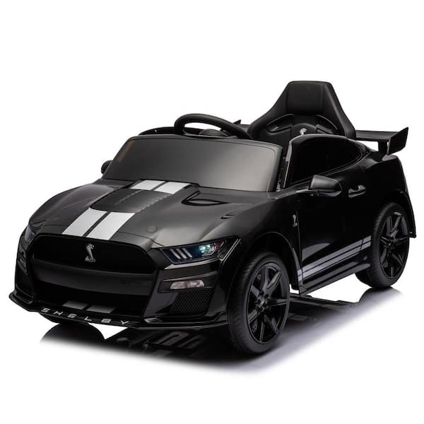 Siavonce 12V Ford Mustang Shelby GT500 ride on car with Remote Control 3 Speeds, Electric Vehicle Toy for Kid