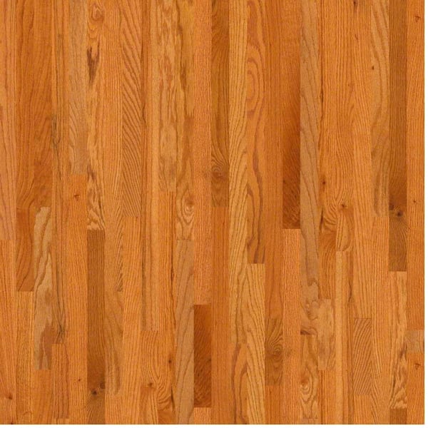TrafficMaster Woodale Carmel Oak 3/4 in. Thick x 2-1/4 in. Wide x Random Length Solid Hardwood Flooring (25 sq. ft. / case)