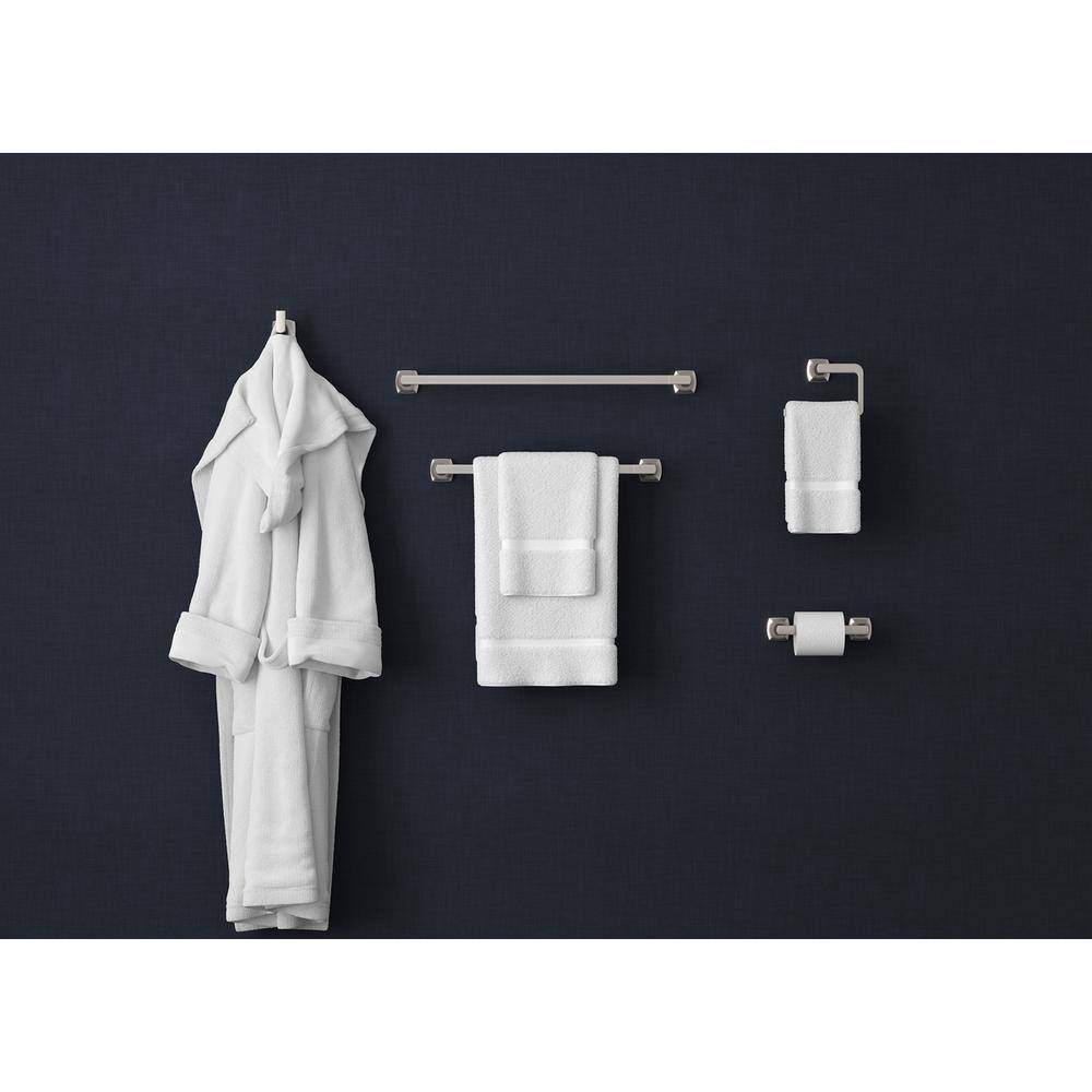 Vaneri Brushed Nickel 18-Inch Wall Mounted Towel Bar