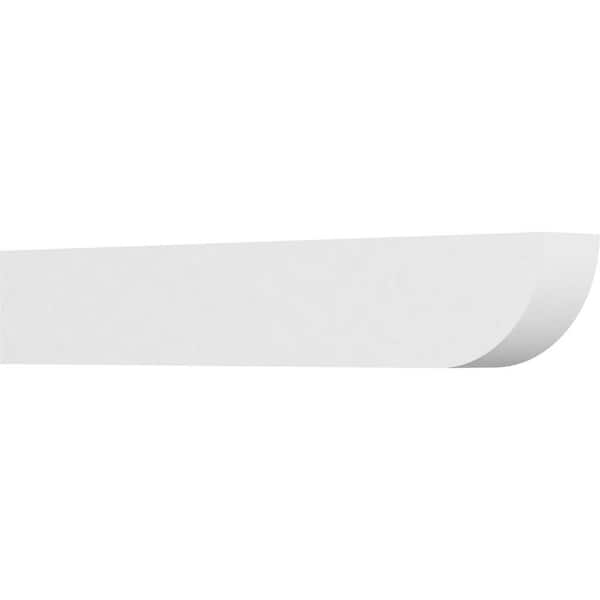 Ekena Millwork 4 in. x 6 in. x 36 in. Standard Durham Architectural Grade PVC Rafter Tail Brace