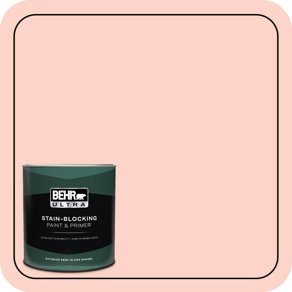 1 qt. #200A-2 Coral Cream Semi-Gloss Enamel Exterior Paint & Primer price history on PriceWatchPro