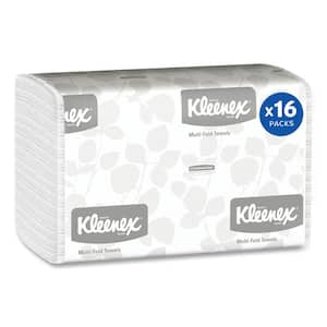 Multi-Fold White Paper Towels 9 1/5 x 9 2/5 (150 Sheets per Pack, 16 Packs per Carton)