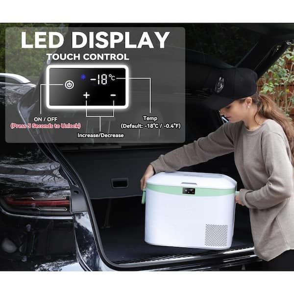 Justincity 19 qt. Portable Car Fridge 12 Volt Freezer Compressor