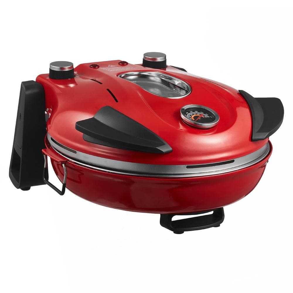 Pizza Oven, 12 in Electric Pizza Maker, 1200W Electric Pizzas Cooker with Cordierite Stone, 5-Mode Temperature Control price history on PriceWatchPro