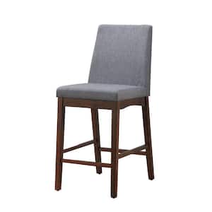 Marten Brown Cherry Mid-Century Modern Style Counter Height Chair