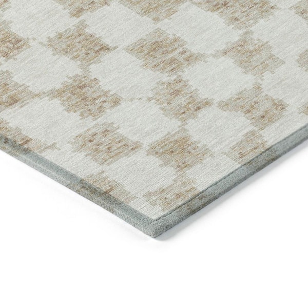 Chantille Machine Washable Indoor/Outdoor Abstract ACN1958 Beige 3 ft. x 4 ft. Area Rug