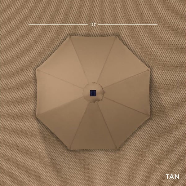 best choice products 10 solar led tilt patio umbrella brown 10ft Offset Cantilever Hanging Market Umbrella, 8 Sturdy Ribs, Easy Adjustment With easy storage and fast assembly Best Choice Products Woodgrain Pattern