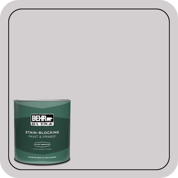 BEHR ULTRA 1 qt. #N570-1 Opera Extra Durable Semi-Gloss Enamel Interior Paint & Primer