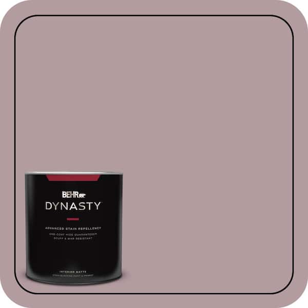 BEHR DYNASTY 1 qt. #N120-4 Roaring Twenties One-Coat Hide Matte Interior Stain-Blocking Paint and Primer