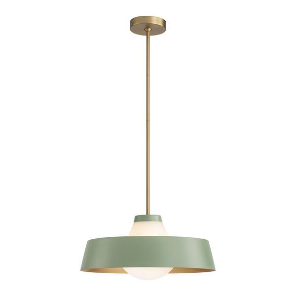 SULLO DOME 1 オリーブグリーン RRTYO Alnora 1-Light Modern Green Dome Pendant Light with