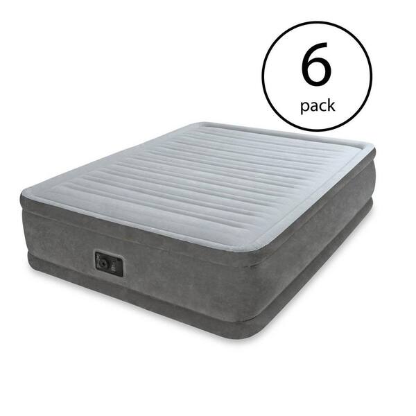 Intex Comfort-Plush Elevated Queen Airbed with Built-In Pump for sale online 