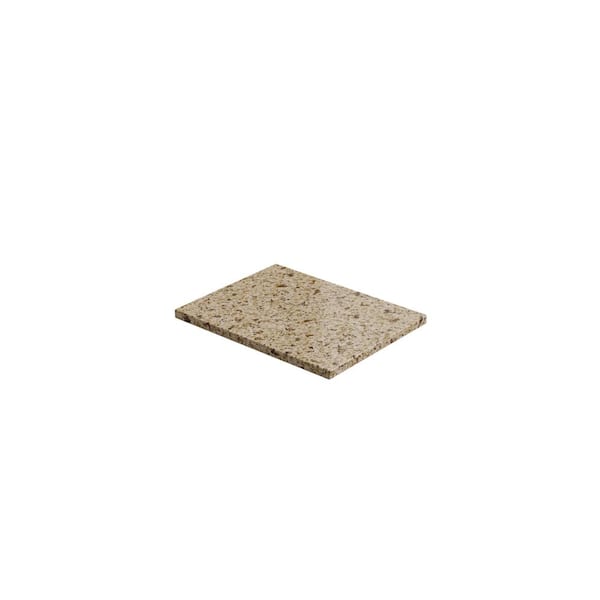 NewAge Products 2 ft. Solid Surface Countertop in Gold Sand Granite