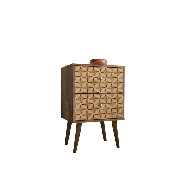 manhattan comfort liberty mid century modern nightstand