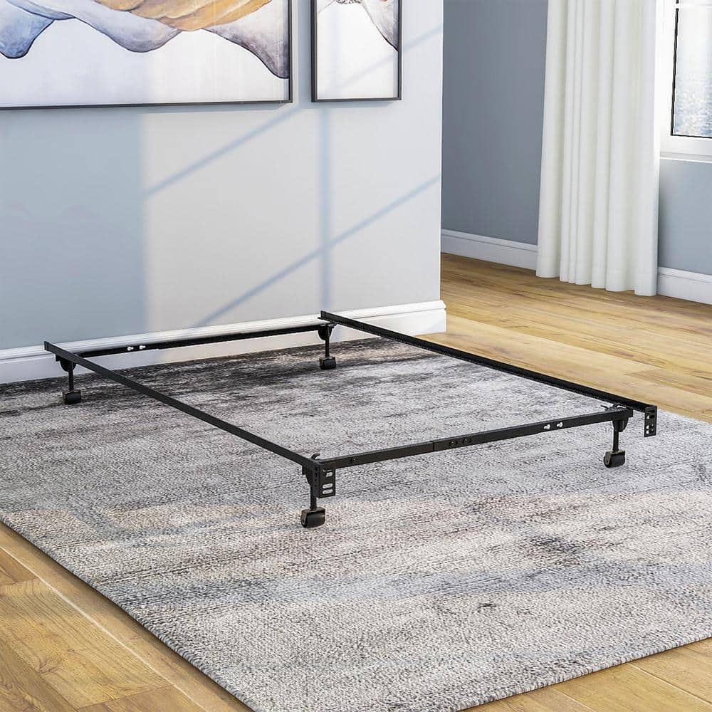 Furniture of America Huntsdale Twin/Full Steel Adjustable Bed Frame IDF ...
