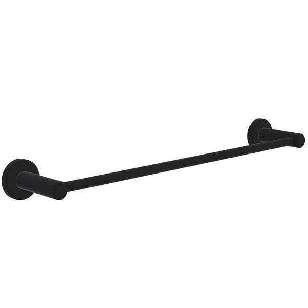 Allied Brass Malibu 18 in. Towel Bar in Matte Black