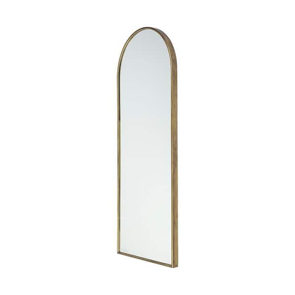 Oversized Arch Gold Classic Mirror (70.0 in. H x 28.0 in. W)