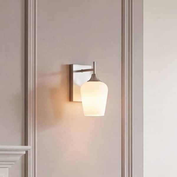 Octave 1-Light Satin Nickel Wall Sconce