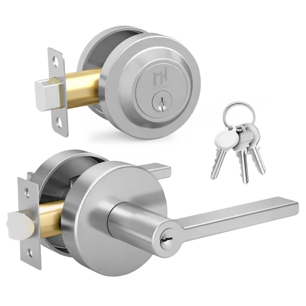 Ralph Entry Door Handle & Deadbolt Lock - 1 Pack Reversible, Polished Chrome price history on PriceWatchPro