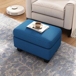 CHRISTOPHER KNIGHT HOME Beige Fabric Rectangle Accent Ottoman with ...