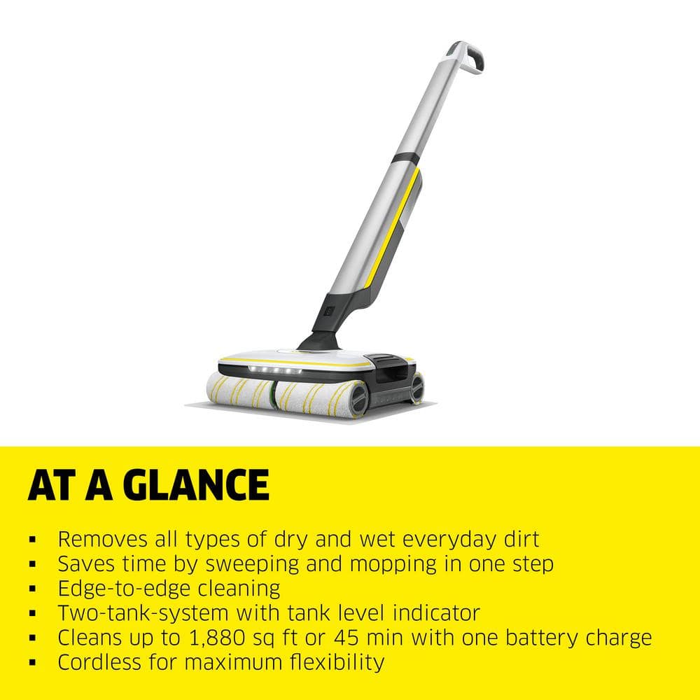 FC 7 Cordless White Electric Hard Floor Cleaner
