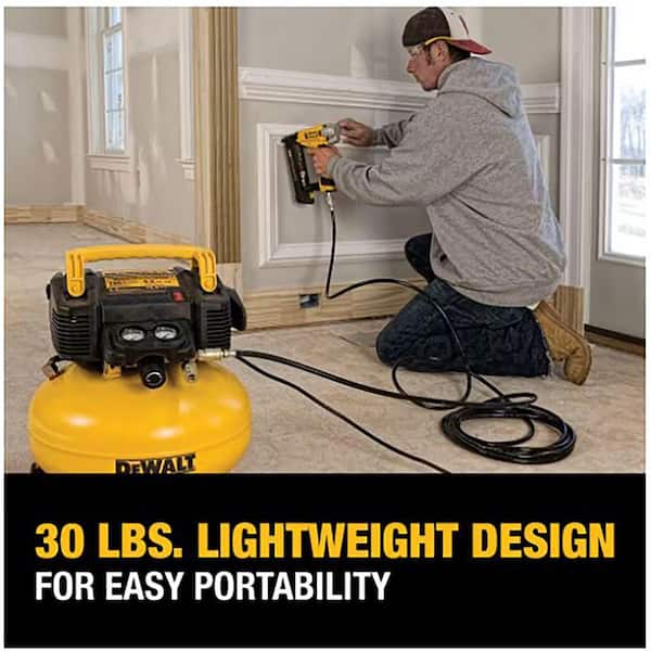 DEWALT 6 Gal. 165 PSI Electric Pancake Air Compressor DXCM55126