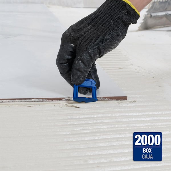 LASH XL Blue 3/16 in. W Plastic Clip Tile Leveling System (2,000-Pack)