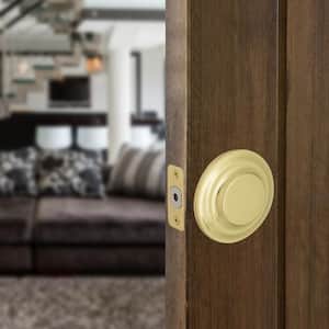 Polished Brass Single-sided Deadbolt with Outside Plate