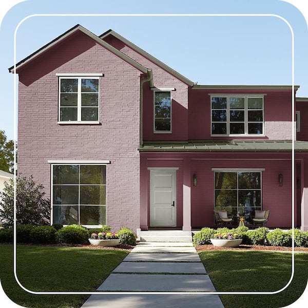 BEHR ULTRA 1 qt. #BXC-90 Wild Cranberry Flat Exterior Paint