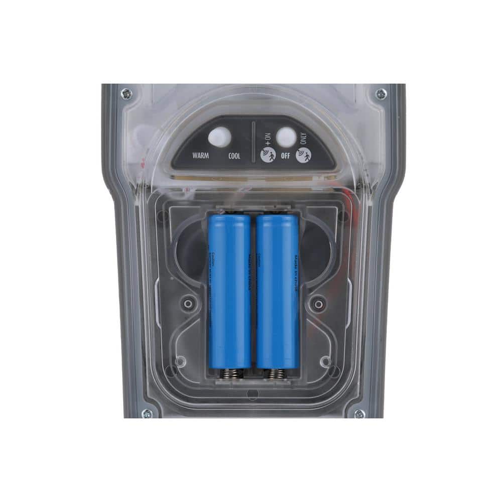 Gray Solar LED Yard Light with Mounting Arm