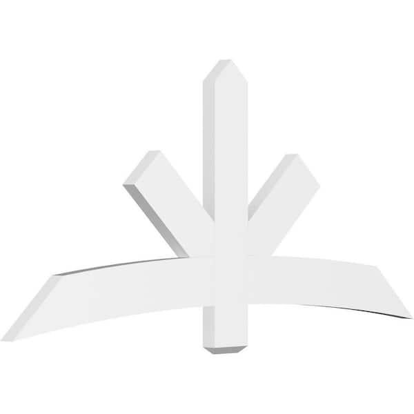 Ekena Millwork Alberta 72 in. W x 33 in. H x 2 in. D Signature Polyurethane Bracket
