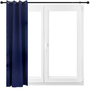 Blue Indoor/Outdoor 52 x 108 in (1.32 x 2.74 m) Blackout Curtain Panel with Grommet Top