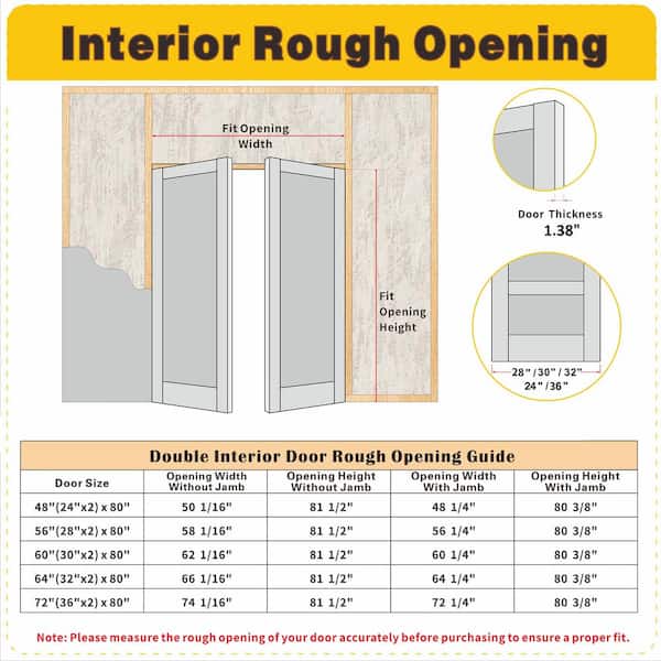 TENONER 48 in. x 80 in. Composite, MDF, Louvered Panel, Primed
