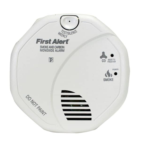 First Alert Hardwired Interconnected Smoke and Carbon Monoxide Alarm with Voice Alert