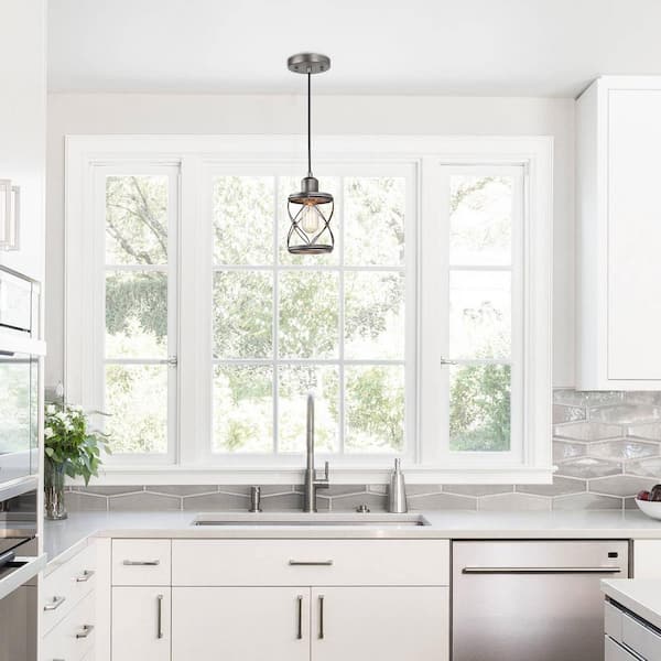 Mini Pendant Lights Over Kitchen Sink Things In The Kitchen   Dark Pewter Lnc Pendant Lights A03475 31 600 