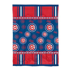 Chicago Cubs Rotary 4-Piece Twin Size Multi Colored Bed in a Bag Set