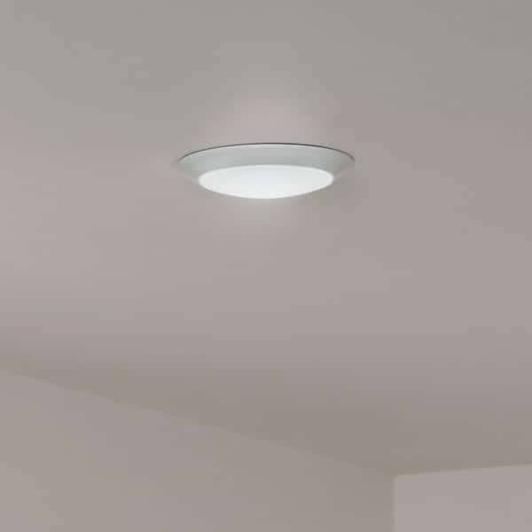 Downlight Gen II 7.5 in. White 3000K Integrated LED Flush Mount Ceiling Light