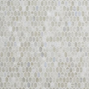 Glimmer Iridescent Mist 11.61 in. x 11.73 in. Polished Glass Wall Mosaic Tile (0.94 sq. ft./Each)