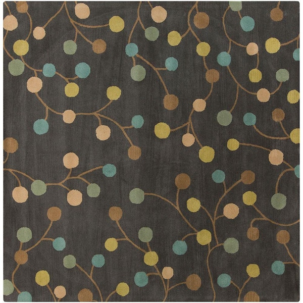 Artistic Weavers Amicia Gray 6 ft. x 6 ft. Square Indoor Area Rug