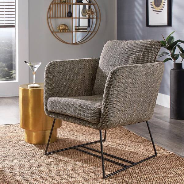 Modern metal online accent chair