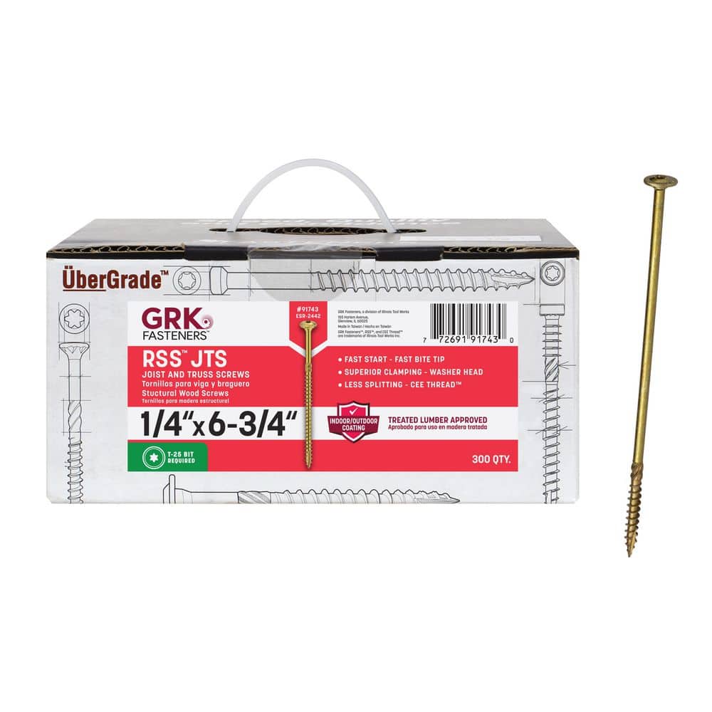 GRK Fasteners 1/4 in. x 6-3/4 in. Star Drive Low Profile Washer