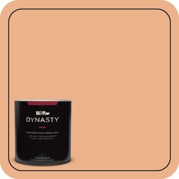 BEHR DYNASTY 1 qt. #M220-4 Trick Or Treat Matte Interior Stain-Blocking Paint and Primer