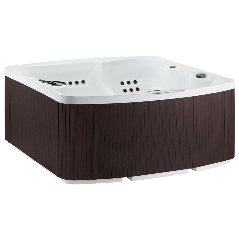 Lifesmart Leganza 6-Person 90-Jet 230V Hot Tub with Lounge Seating -  401433510600