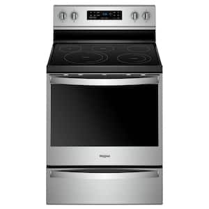 6.4 cu. ft. Electric Range in Fingerprint Resistant Stainless Steel with Frozen Bake Technology