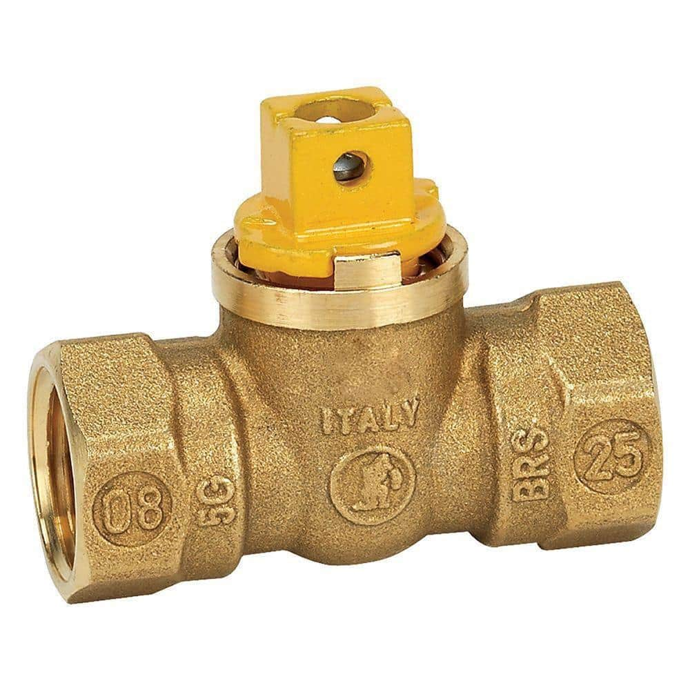 Everbilt 3 4 In FIP X 3 4 In FIP Square Head Brass Gas Ball Valve   Everbilt Ball Valves Vgv1fsb4eb 64 1000 